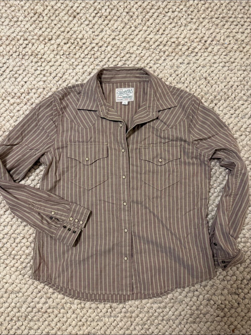 Tecovas The Classic Pearl Snap‎ Striped Western Shirt